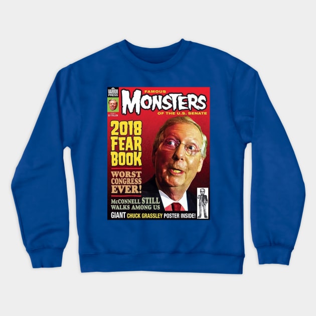 Famous Monsters of Congress Crewneck Sweatshirt by MasterByMaster